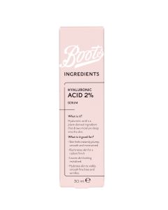 Boots Ingredients Hyaluronic Acid Serum 30ml