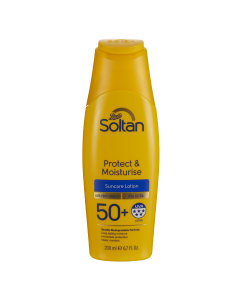 Soltan Protect & Moisturise Solkrem SPF50+ 200ml
