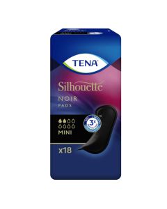 TENA Silhouette bind Sort Mini 18 stk