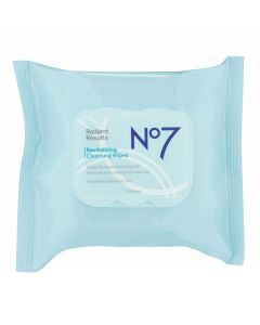 No7 Radiant Results Revitalising Cleansing Wipes All Skin Types 30 Wipes