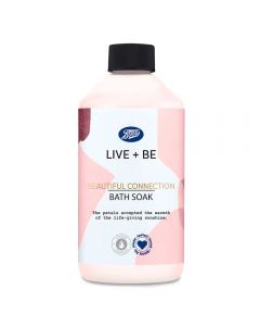 Boots Live + Be Beautiful Connection Bath Soak With Oil 300ml
