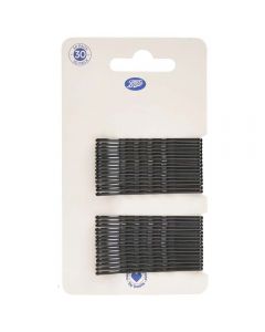 Boots hårnåler svart 30stk