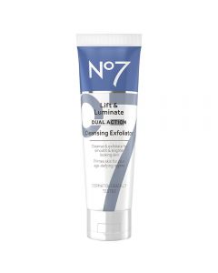 No7 Lift & Luminate Dual Action Cleansing Exfoliator 100ml