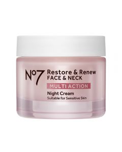 No7 Restore & Renew FACE & NECK MULTI ACTION Night Cream 50ml