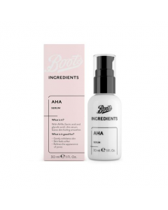 Boots Ingredients AHA Serum 30ml