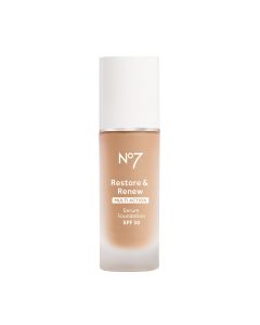 No7 Restore & Renew Foundation SPF30 30ml, Warm Ivory