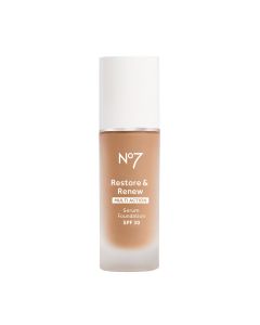 No7 Restore & Renew Foundation SPF30 30ml, Honey