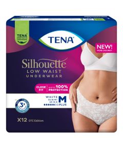 TENA Silhouette Pants Plus Low Waist Hvit M 