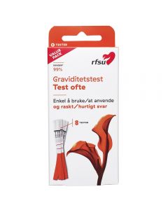 RFSU Test Ofte Graviditetstest, 8stk
