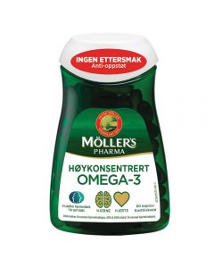 Møllers Pharma Anti-Oppstøt kapsler 80 stk