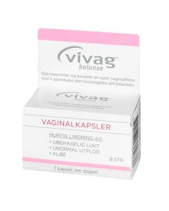 Vivag Balanse vaginalkapsler 8 stk