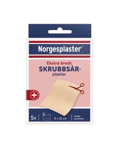 Norgespl skrubbsår 5Stk 8 x 10 cm