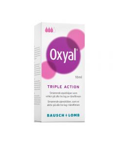 Oxyal Triple Action Øyedråper 10 ml