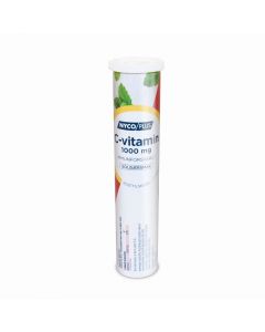 Nycoplus C-vitamin 1000mg brusetabletter med solbærsmak 20 stk