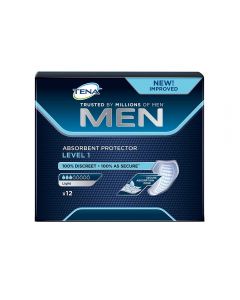 Tena Men Absorberende Innlegg Level 1, 12 stk