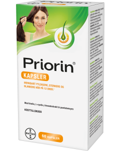 Priorin Kosttilskudd Kaps 60 stk