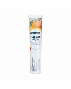 Nycoplus C-vitamin 1000mg brusetabletter med appelsinsmak 20 stk