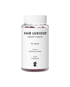 Good For Me Hair Luxious for henne Veganske vitaminer gummies med smak 60 stk