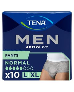 TENA Men Pants Active Fit Normal, inkontinensundertøy, str. L/XL, 12stk