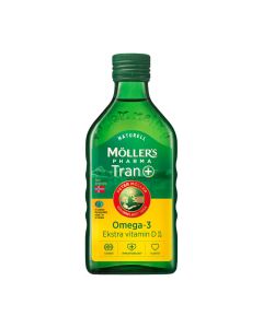 Möller's Pharma Tran D+ med naturell smak 250ml