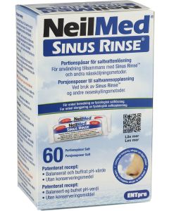 NeilMed Sinus Rinse refill porsjonsposer salt 60 stk