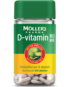 Möller's Pharma D-vitamin 80 µg