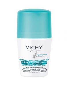 Vichy Anti-traces 48h Antiperspirant Roll-On Deodorant 50ml