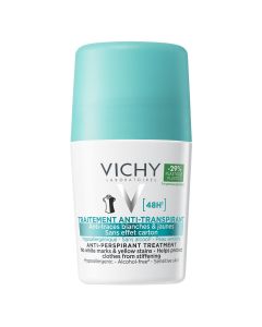 Vichy Anti-traces 48h Antiperspirant Roll-On Deodorant 50ml