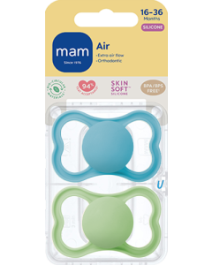MAM Air Silicone Blue 16-36m