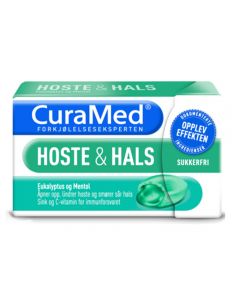 CuraMed Hoste & Hals, Eukalyptys og mentol smak