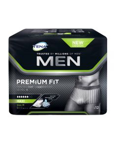 TENA Men Protective underwear Level 4, buksebleie, M, 12 stk
