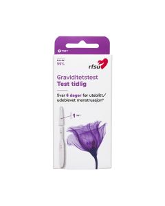 RFSU Graviditetstest Test Tidlig 1 stk