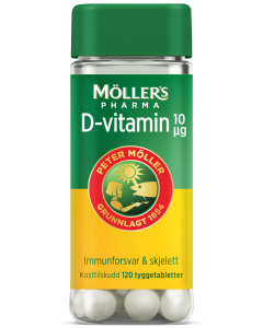 Möller's Pharma D-vitamin 10 µg tygg