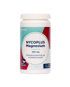 Nycoplus Magnesium 350mg tabletter 100 stk