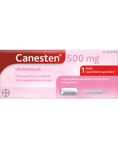 Canesten 500mg vaginalablett 1stk med applikator