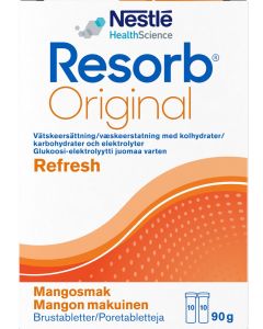 Resorb original brusetabletter mango
