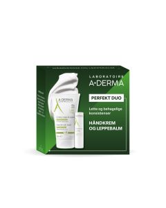 A-Derma Hånd og Leppe Gavesett