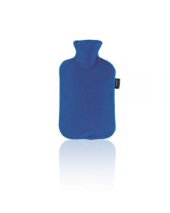 Fashy Varmeflaske Fleece S-Blå 1 stk