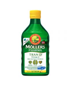 Møllers Pharma Tran D+ Sitron 250 ml