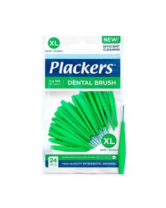 Plackers mellomromsbørste grønn 0,8 mm XL, 24 stk