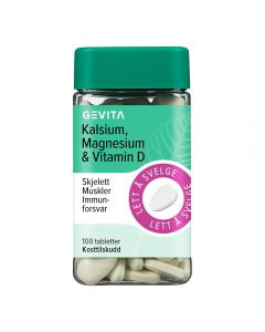 Gevita Kalsium 300 mg + magn + vit. D
