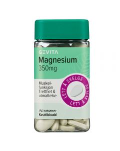 Gevita Magnesium 350mg tabletter 150 stk