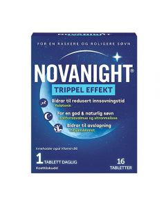 Novanight Trippel Effekt tabletter 16 stk