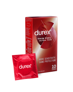 Durex Feel Ultra Thin Kondom 10 stk