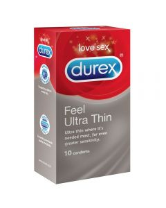 Durex Feel Ultra Thin Kondom 10 stk