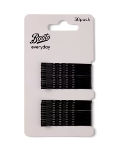 Boots Hair Grips Svart 30stk Boots Hair Grips Svart 30stk