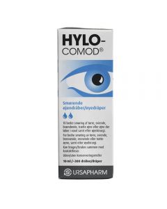 Hylo-Comod Øyedråper U/Kons 10 ml