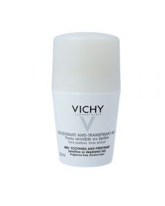 Vichy Sensitiv 48h Antiperspirant Roll-On Deodorant uten parfyme 50ml