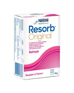 Resorb Original brusetabletter bringebærsmak 2X10 stk