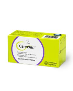 Canosan tyggetabletter fôrtilskudd til katt 600mg 60stk